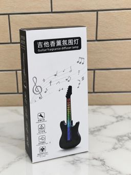 موزع عطر للسيارة على شكل جيتار مع إضاءة LED
