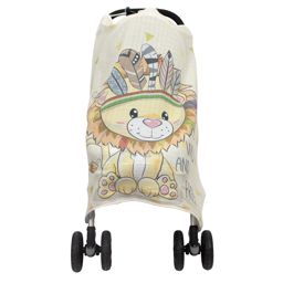 SEVIBEBE Housse de poussette en mousseline