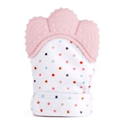 BABYJEM Gant de dentition en silicone