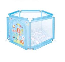 Parc pour bébé en bleu+ 6 mois