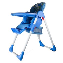 Shenma Chaise haute Multi-positions Bleu