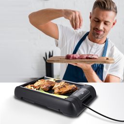 Balzano Grill électrique couvercle en verre  KYS-816D