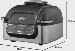 Ninja Foodi friteuse  Grill & Air Fryer 5 en 1 AG301