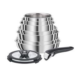 Seb Compact Inox Batterie de cuisine 10 pièces L953SA04