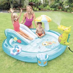 Intex piscine aire de jeux gonflable Alligator 57165