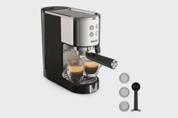 Krups XP444C10 Cafetière expresso a pompe VIRTUOSO+ inox