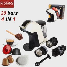 Protefal machine à café  cafetiere 20 bars 4 en 1 EM-308 B