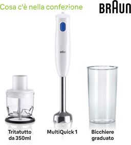Braun batteur à main MQ10.201MWH