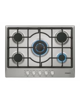 PROFF P702 Plaque de Cuisson 5 Feux  Inox 70CM