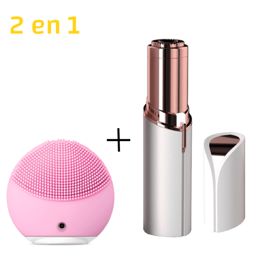 Flawless Brosse Nettoyante + Stylo Épilateur Visage