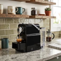 Protefal Machine à café Capsul Blanc 1400W EM-101C Noir