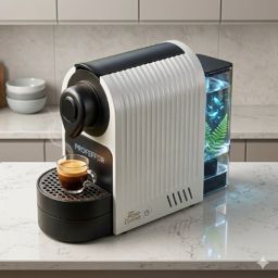 Protefal Machine à café Capsule 1400W EM-201C Blanc