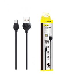 Awei Câble USB IPhone 1M 2.5A CL-63 Noir