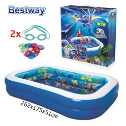 Bestway Piscine 262x175x51cm 54177