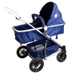 Pingouin Poussette de luxe blue marine