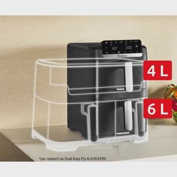 مقلاة هوائية بدون زيت مولينكس إيزي فراي 10 لتر درجين عموديين - Moulinex EZ7568F0