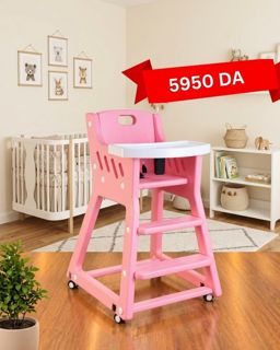Chaise haute pour bébé évolutive et confortable