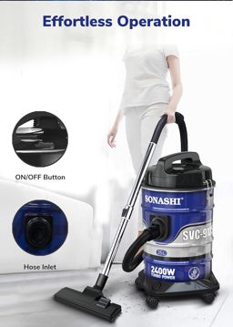 Aspirateur Bidon Sonashi 2IN1 25L 2400 W SVC-9125D