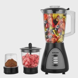 خلاط SONASHI مع مفرمة بلاستيكية 1.5L 600W SB-160N