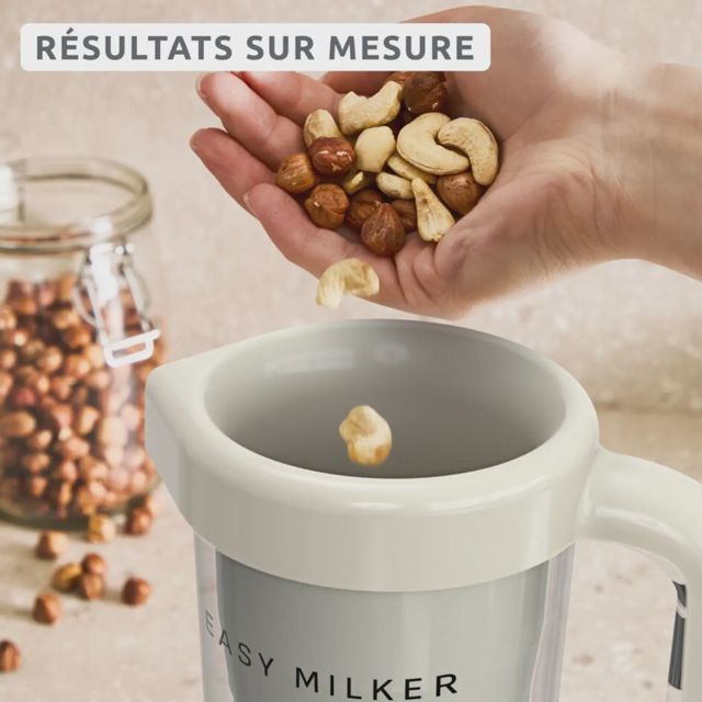 Easy milker Moulinex محضرة الحليب النباتي + خلاط يدوي VD70PAE0