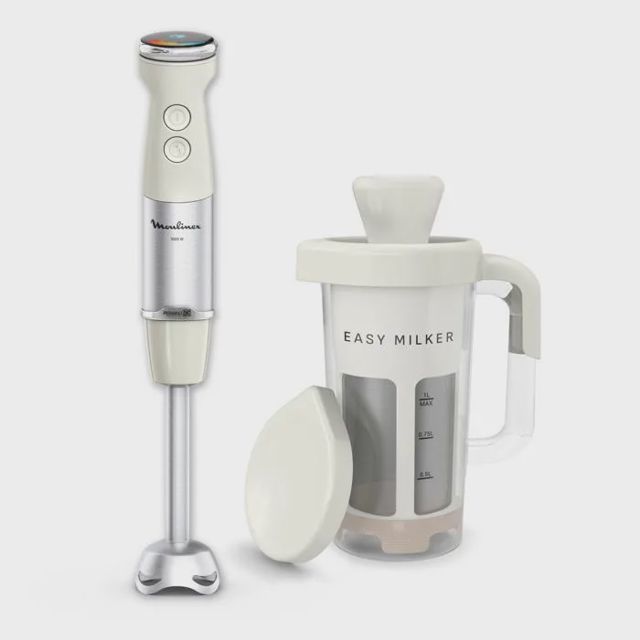 Easy milker Moulinex محضرة الحليب النباتي + خلاط يدوي VD70PAE0