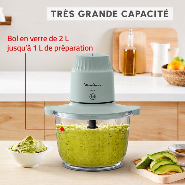 فرامة Moulinex من الفولاذ المقاوم للصدأ Choppeo DJ603110