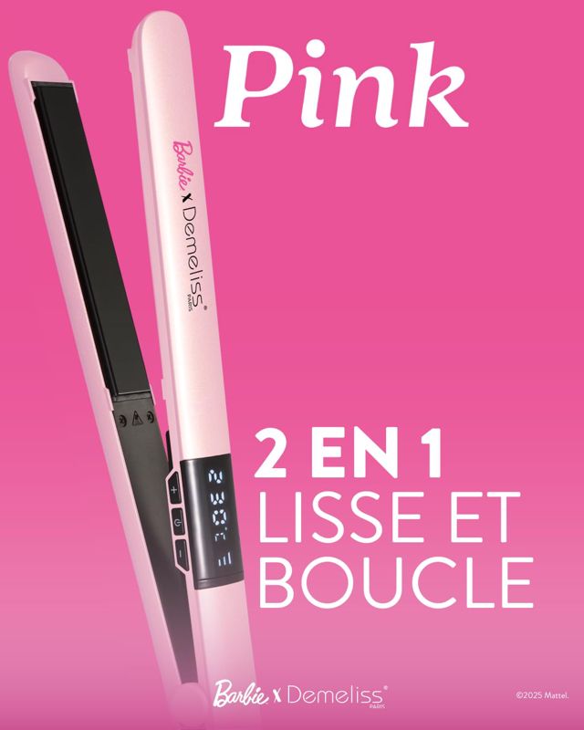 Lisseur DEMELISS Pink - Barbie Edition