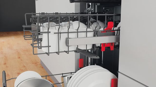 غسالة أواني مدمجة Whirlpool 45 سم 6ème sens WSIO 3034 PFEX
