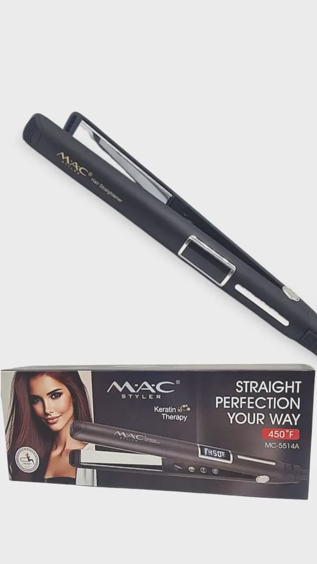 مملس الشعر الاحترافي MAC Styler شاشة LCD رقمية MC-5514