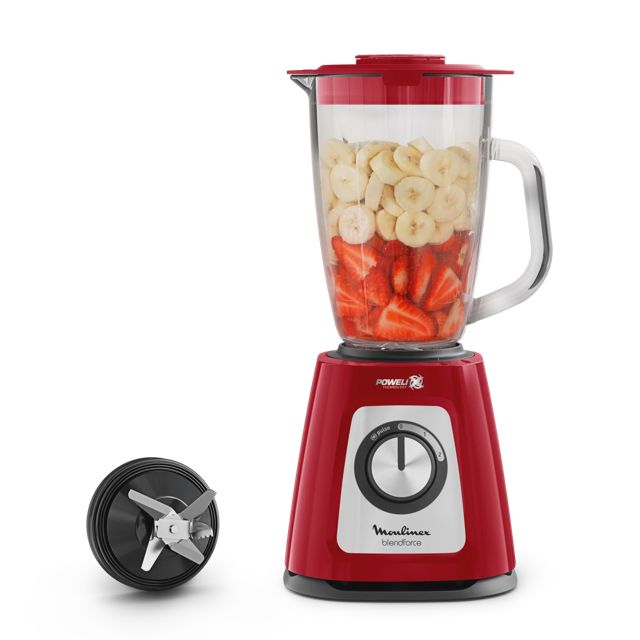 خلاط زجاجي Moulinex blenderforce LM430510