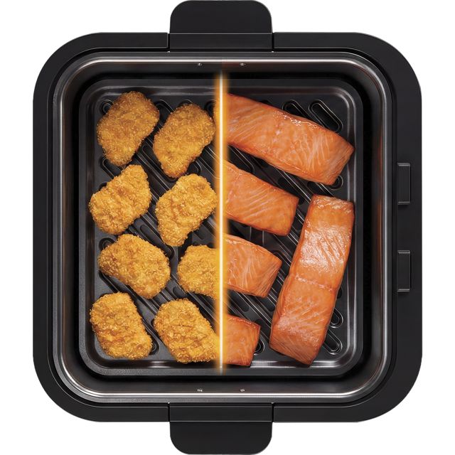 Smeg friteuse air fryer noir 7L AFC01BLMEU