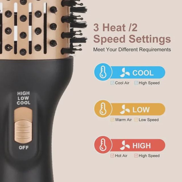 فرشاة تمليس وتجفيف الشعر 3 في 1 MAC Styler MC-6631