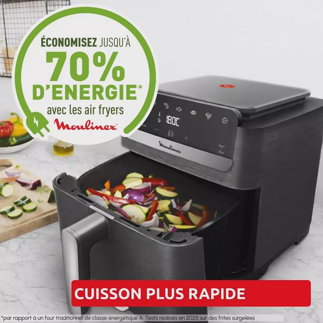 مقلاة Moulinex Easy Fry Mega Compact EZ866HF1