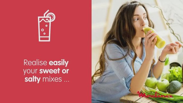 خلاط زجاجي Moulinex blenderforce LM430510