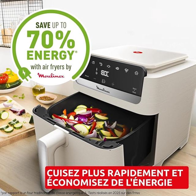 مقلاة بدون زيت Moulinex air fryer soleil 7.5L EZ866F0