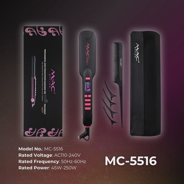 MAC Styler Lisseur Professionnel Plaques Céramique MC-5516