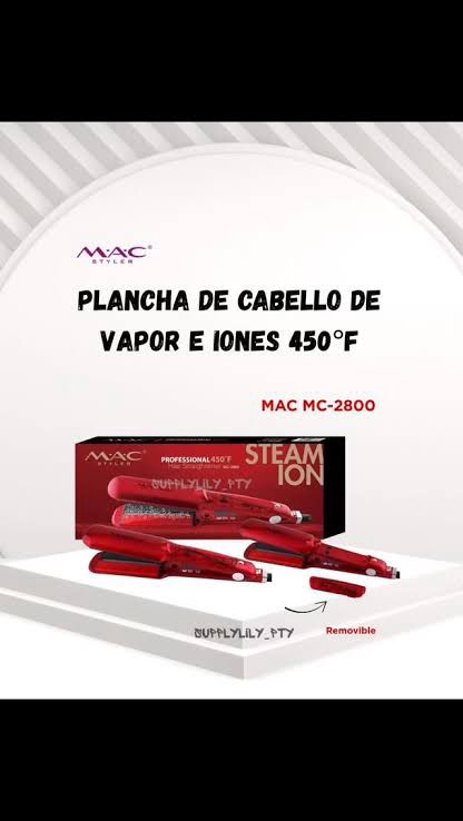 MAC Styler lisseur professionnel à vapeur et kératine MC-2800