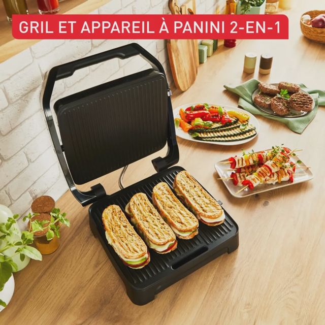 Tefal Inicio Adjust  Grill & machine à panini  GC272D10