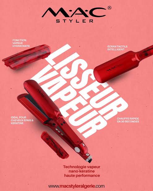MAC Styler lisseur professionnel à vapeur et kératine MC-2800