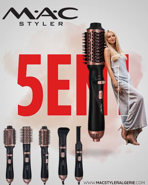 Mac Styler فرشاة حرارية دوارة 5 في 1 MC-6730