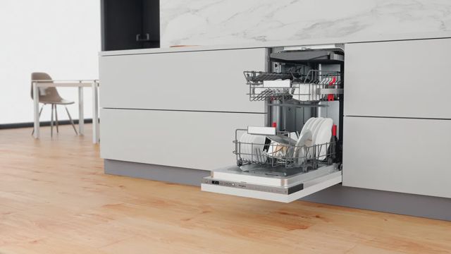 غسالة أواني مدمجة Whirlpool 45 سم 6ème sens WSIO 3034 PFEX