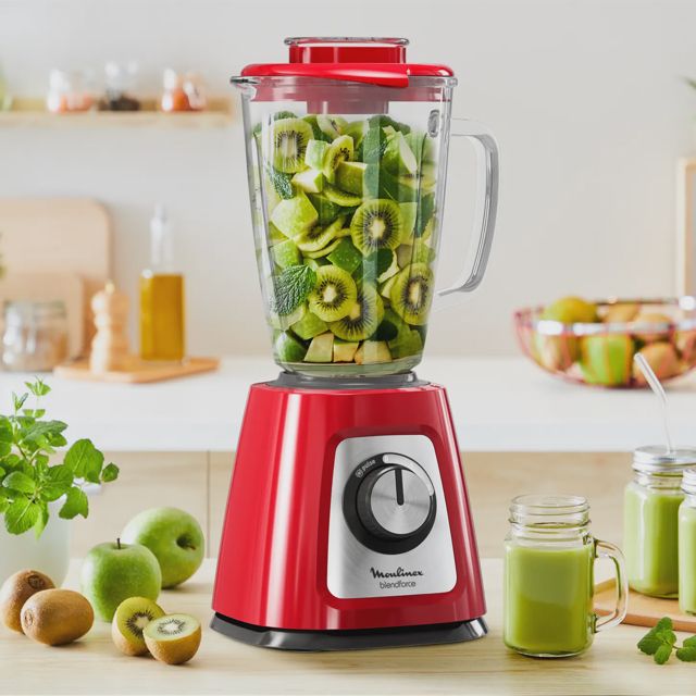 خلاط زجاجي Moulinex blenderforce LM430510