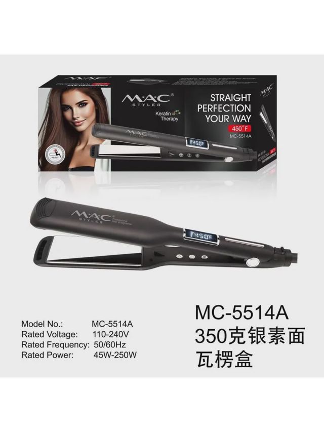 مملس الشعر الاحترافي MAC Styler شاشة LCD رقمية MC-5514