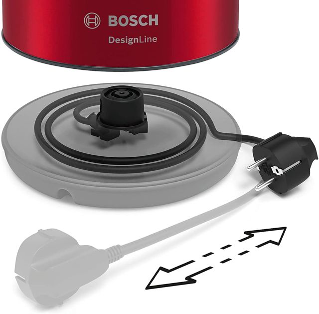 Bosch Bouilloire Gris/Rouge TWK3P424