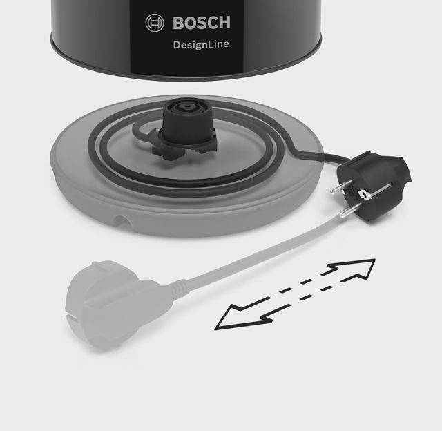 Bosch Bouilloire Noir TWK3P423