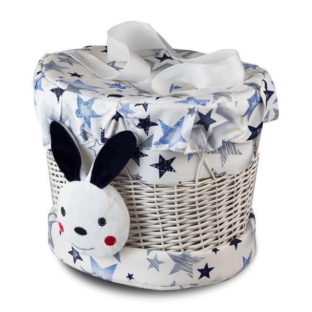 Panier de rangement bébé et enfants-Blanc
