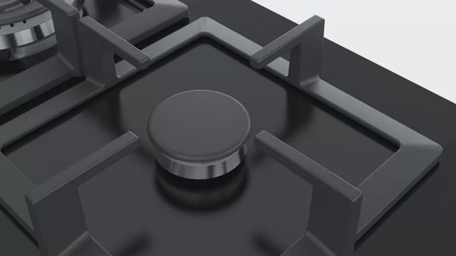 BOSCH Plaque de cuisson FlameSelect Noir PPH6A6B20