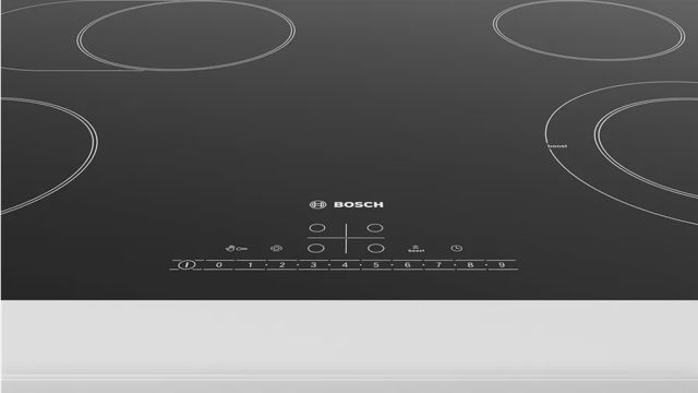 Bosch Plaque de cuisson électrique 80 cm Noir PKN811FP1E