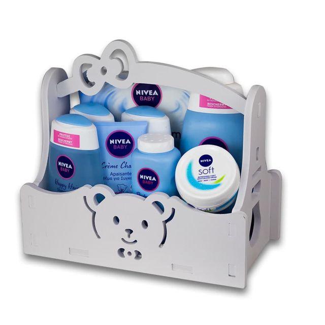 Caisse de rangement pour produit bébé-Rose