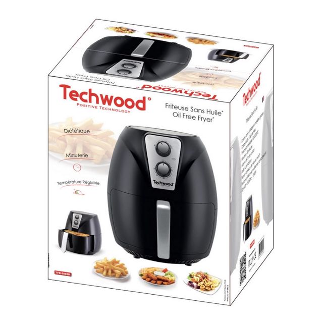 Techwood Friteuse a air chaud sans huile 3litres TFR-306SH